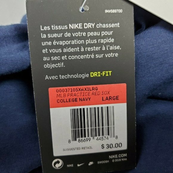 Nike Dri Fit Red Sox Tee Shirt - Picture 7 of 7